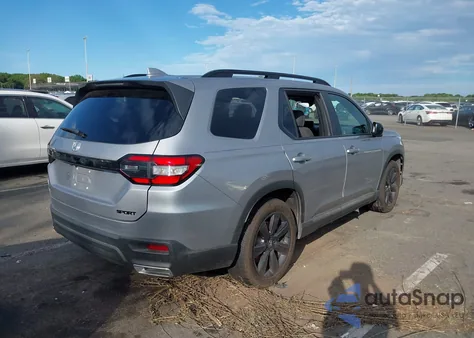 2025 Honda Pilot Sport из США, поврежденный, VIN 5FNYG1H32SB031516